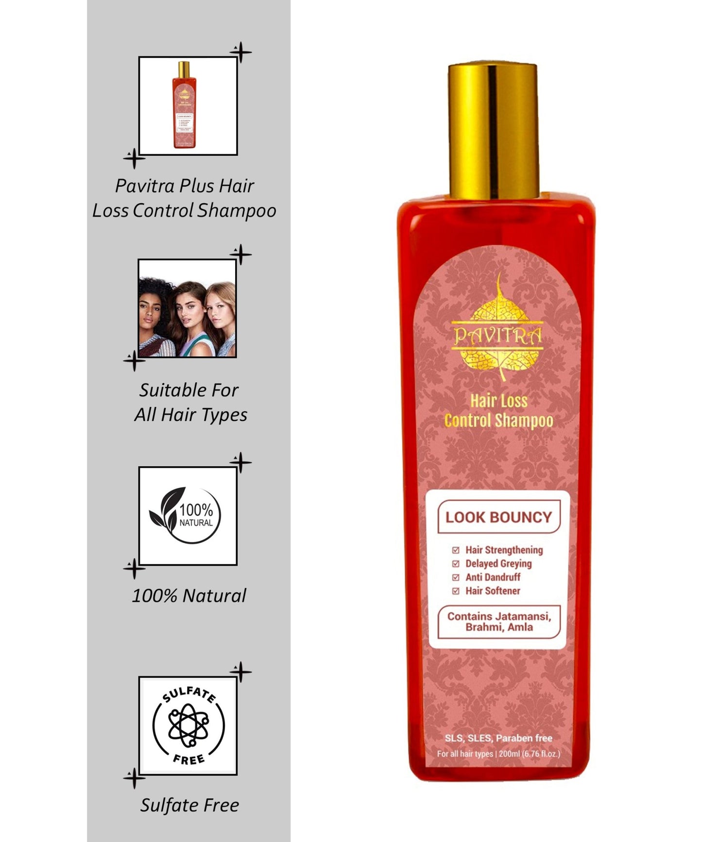 Hair Loss Control Shampoo - PavitraPlus