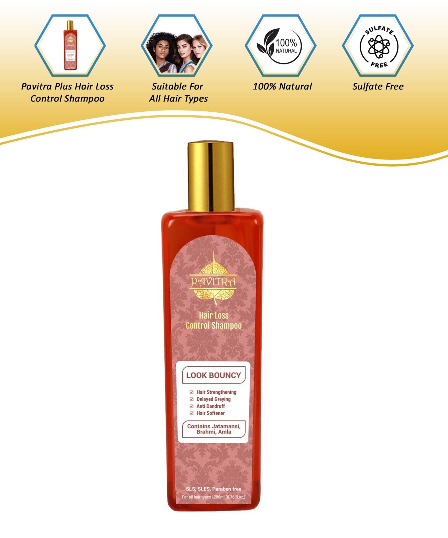 Hair Loss Control Shampoo - PavitraPlus