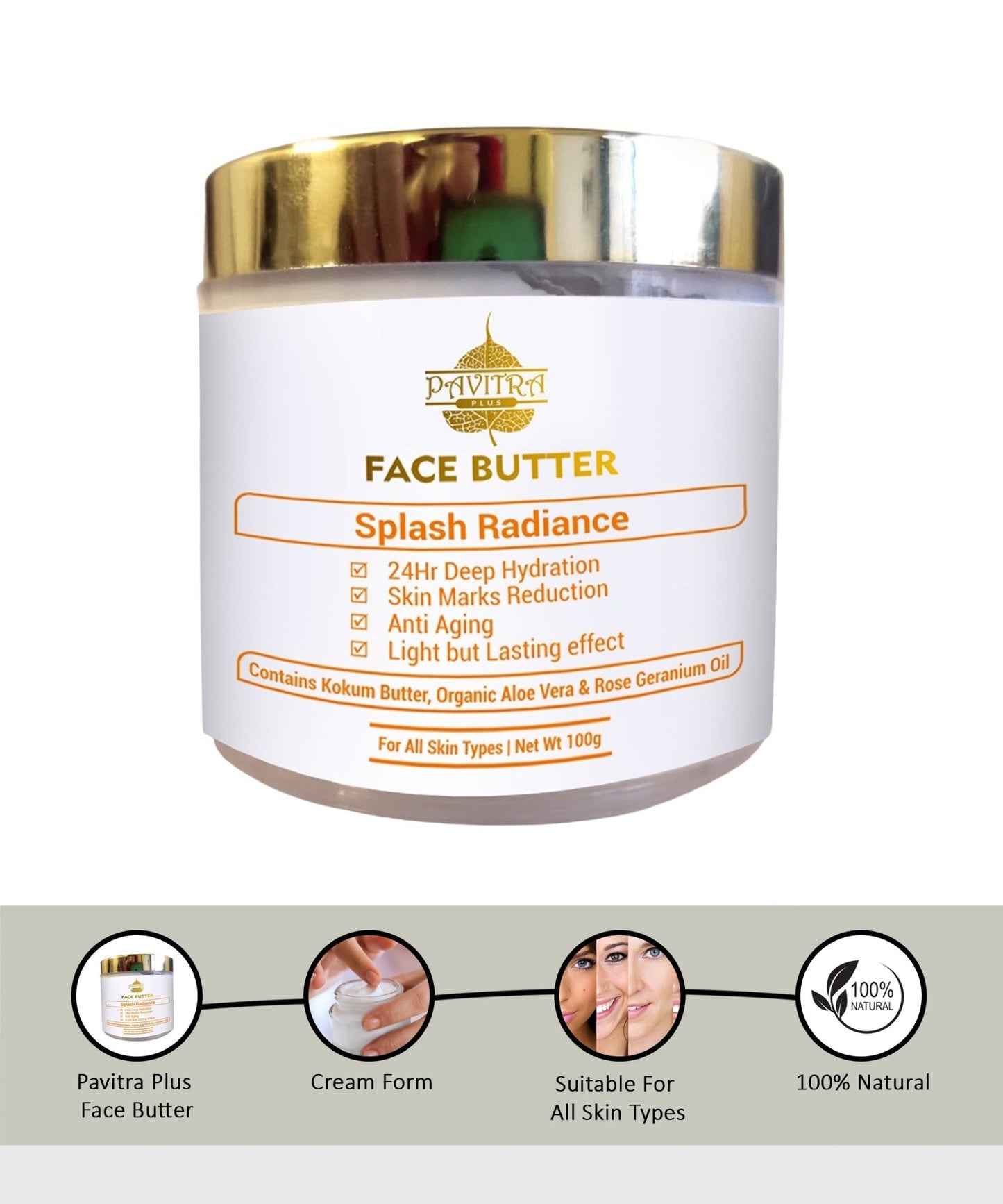 Intense Moisturization Face Butter - PavitraPlus