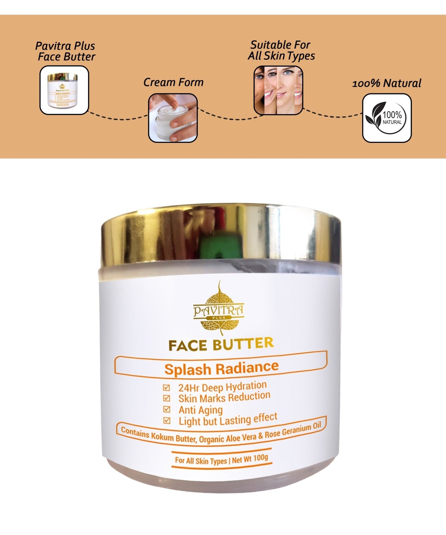 Intense Moisturization Face Butter - PavitraPlus