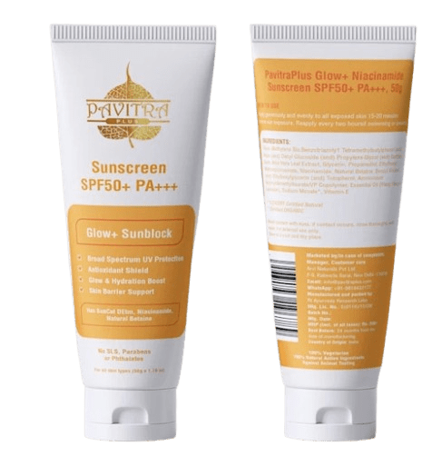 Pavitraplus Sunscreen SPF 50 PA+++ 50gm - PavitraPlus
