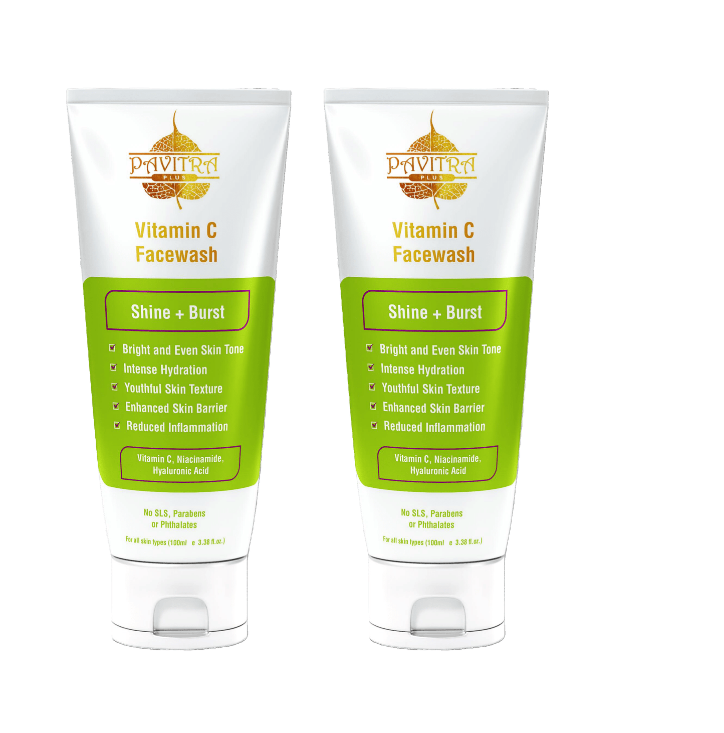 Vitamin C Face Wash, With Niacinamide, Orange Oil & Vitamin E - PavitraPlus
