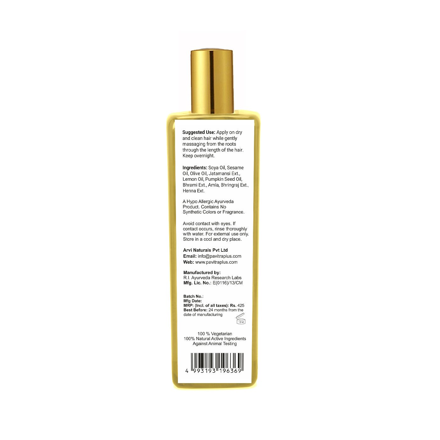 Hair Loss Control Advanced Oil - PavitraPlus