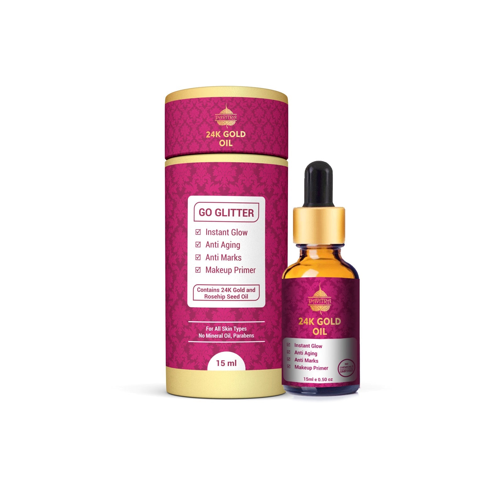 24K Gold Oil - PavitraPlus