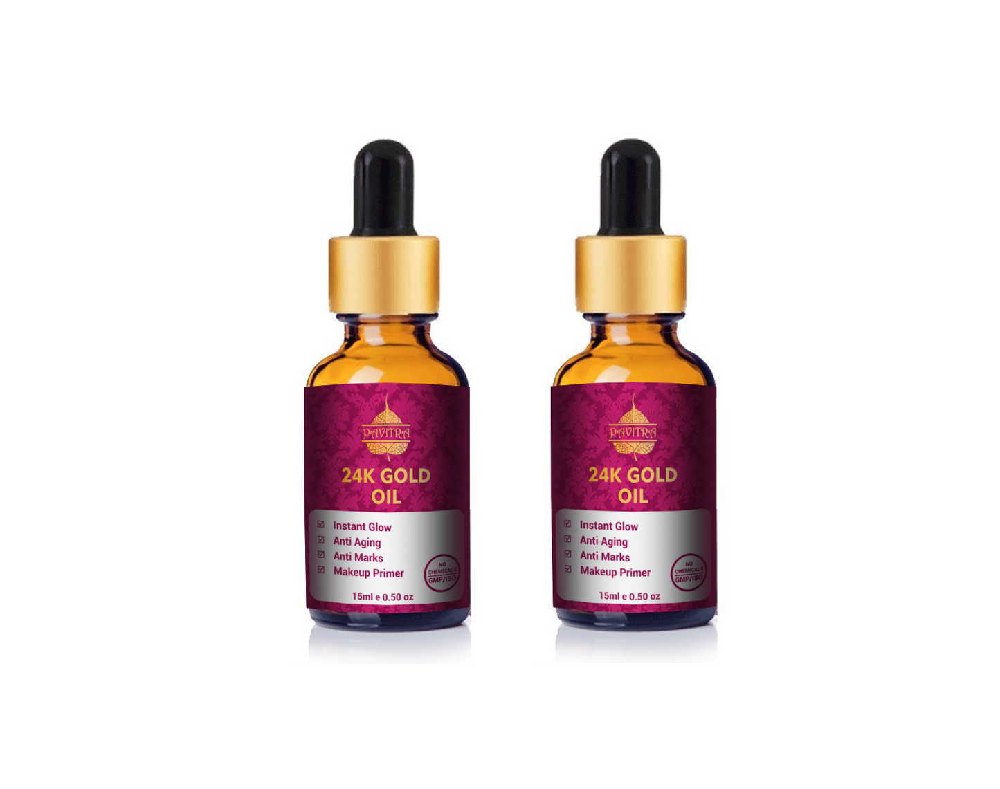 24K Gold Oil and Face Serum